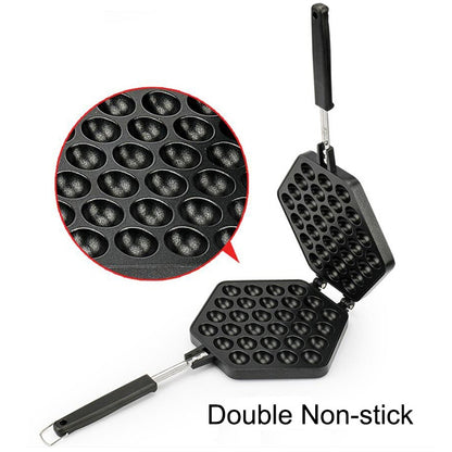 ELECTROPRIME Household Non-stick Bakeware Mold QQ Egg Baking Tray(Black)