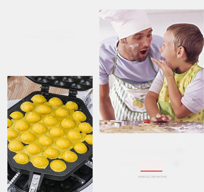ELECTROPRIME Household Non-stick Bakeware Mold QQ Egg Baking Tray(Black)
