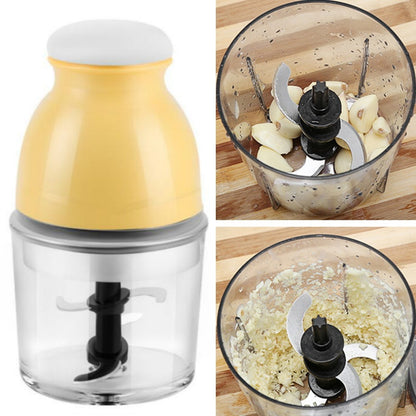 ELECTROPRIME Portable Mixing Cup Electric Soy Milk Juicer Multi-function Cooking Machine Home Meat Grinder(Beige)