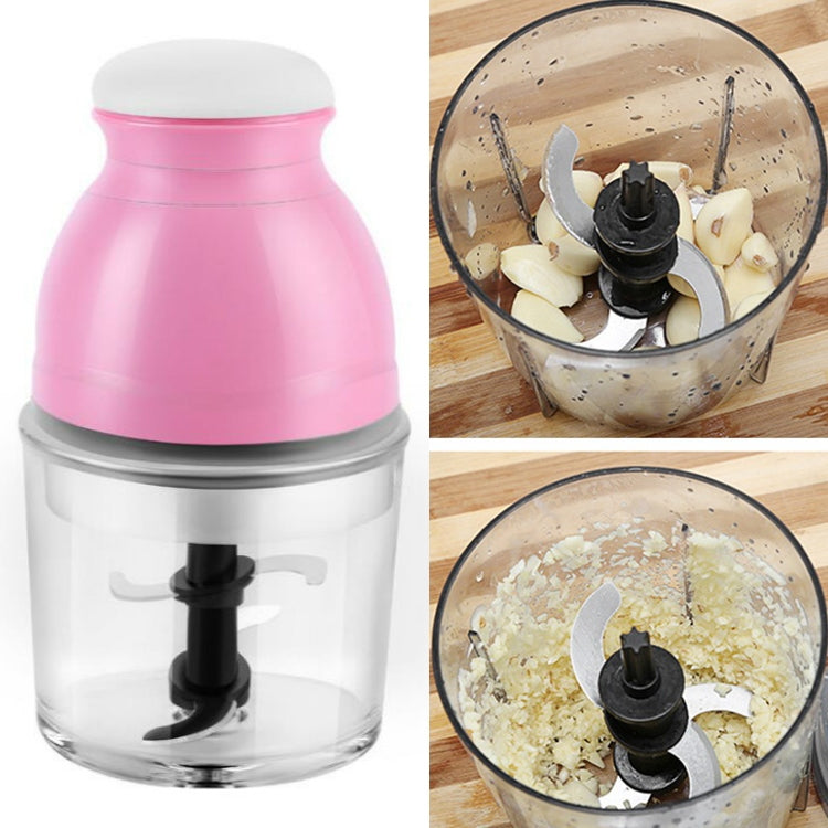 ELECTROPRIME Portable Mixing Cup Electric Soy Milk Juicer Multi-function Cooking Machine Home Meat Grinder(Pink)