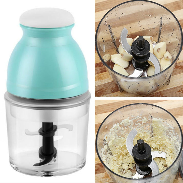 ELECTROPRIME Portable Mixing Cup Electric Soy Milk Juicer Multi-function Cooking Machine Home Meat Grinder(Light Green)