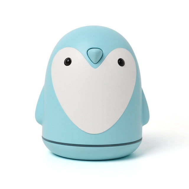 ELECTROPRIME 220ml Aroma Humidifier Cute Penguin USB Air Diffuser Home Office Car Mist Maker Air Purifier(Blue)