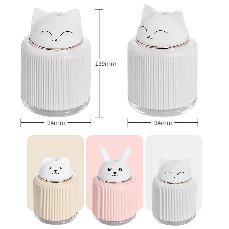 ELECTROPRIME Light Pet Humidifier USB Night Light Home Bedside Lamp Sleep Mute Energy-saving Lamp(Pink Rabbit)