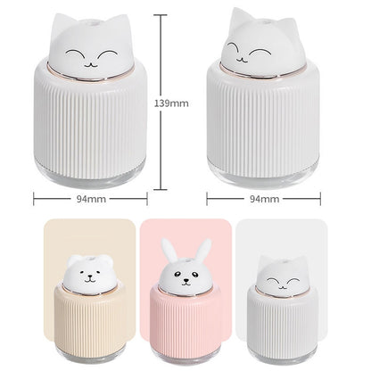 ELECTROPRIME Light Pet Humidifier USB Night Light Home Bedside Lamp Sleep Mute Energy-saving Lamp(Yellow Bear)