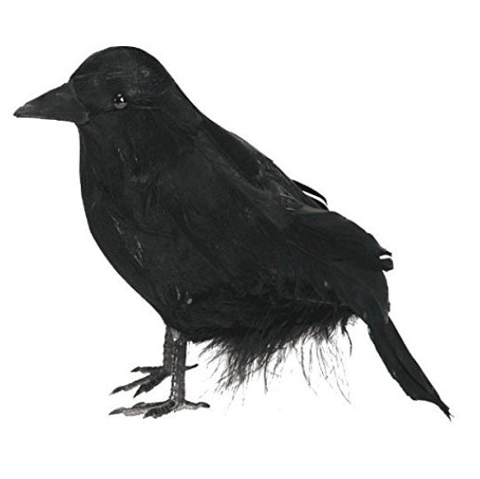 ELECTROPRIME Halloween Decoration Crow Ornaments Simulation Crow