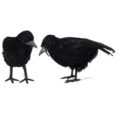 ELECTROPRIME Halloween Decoration Crow Ornaments Simulation Crow
