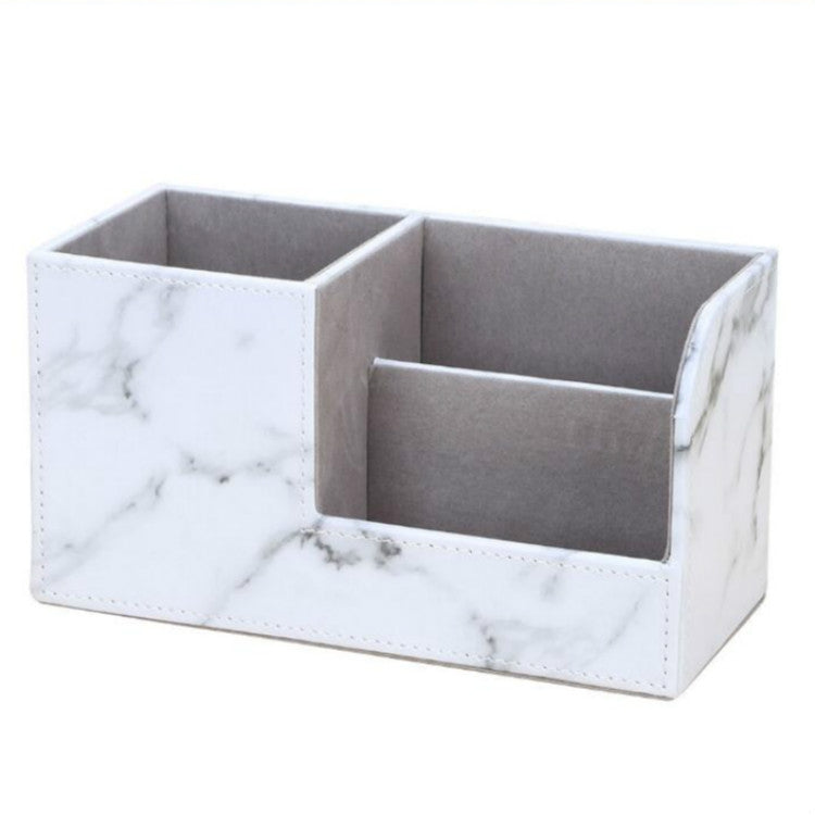 ELECTROPRIME Marble Retro Creative Office Multi-function Pen Holder Storage Box(Marble 1822)