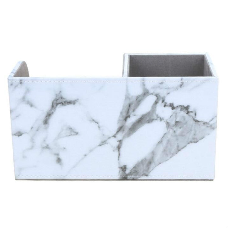 ELECTROPRIME Marble Retro Creative Office Multi-function Pen Holder Storage Box(Marble 1822)