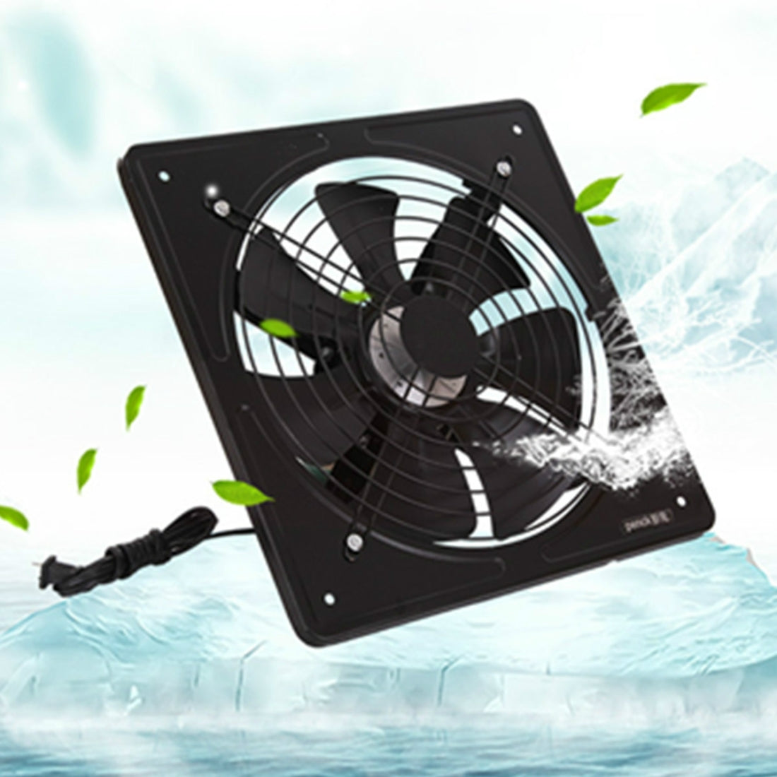 ELECTROPRIME 10 inch 220V Exhaust Fan High Speed Air Extractor Window Ventilation Industrial Wall Fan, CN Plug