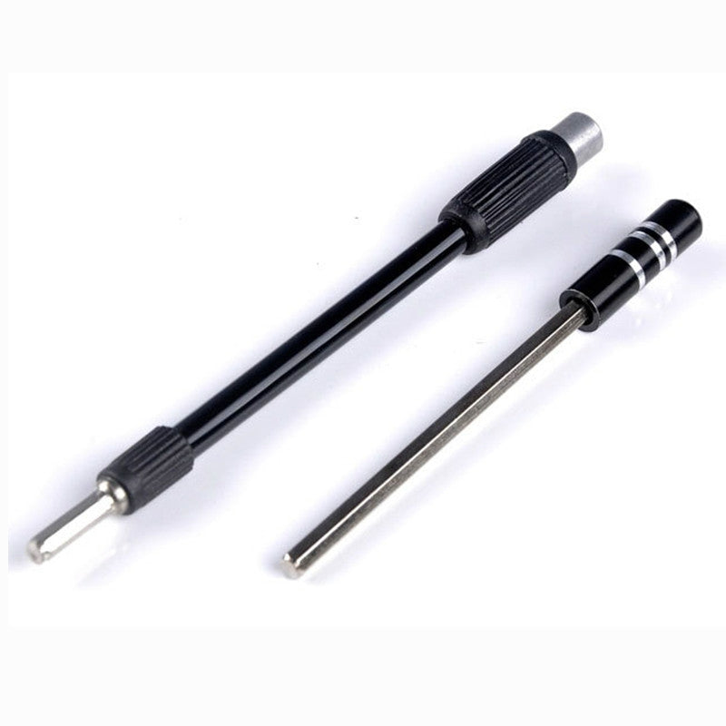 ELECTROPRIME Hexagonal Drive Bit Bending Universal Hose Post Screwdriver Long Rod(Black)