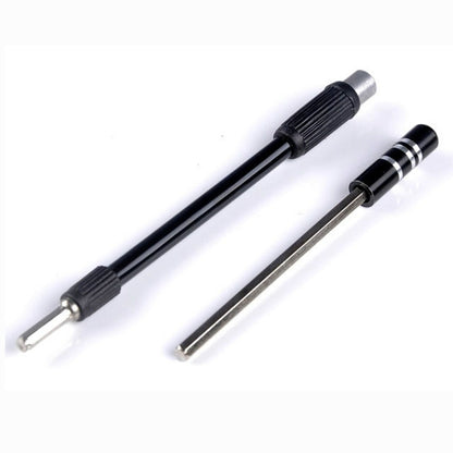 ELECTROPRIME Hexagonal Drive Bit Bending Universal Hose Post Screwdriver Long Rod(Black)