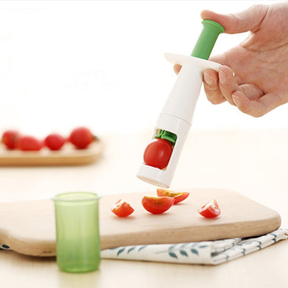 ELECTROPRIME Cherry Slicer Fruit Vegetable Cutter Multifunctional Grape Tomato Slicers Kitchen Gadgets