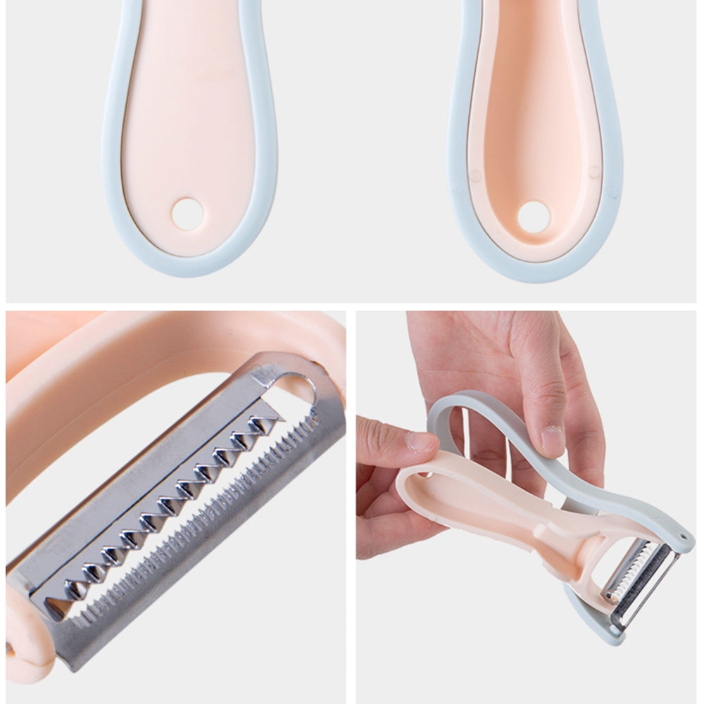 ELECTROPRIME Fruit Vegetable Peeler Planer Potato Carrot Kitchen Tool(Beige)