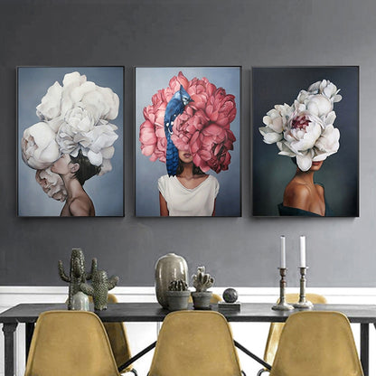 ELECTROPRIME Creative Wall Art Printing Canvas Frameless Home Bedroom Decoration Painting, Size:30×40cm(1)