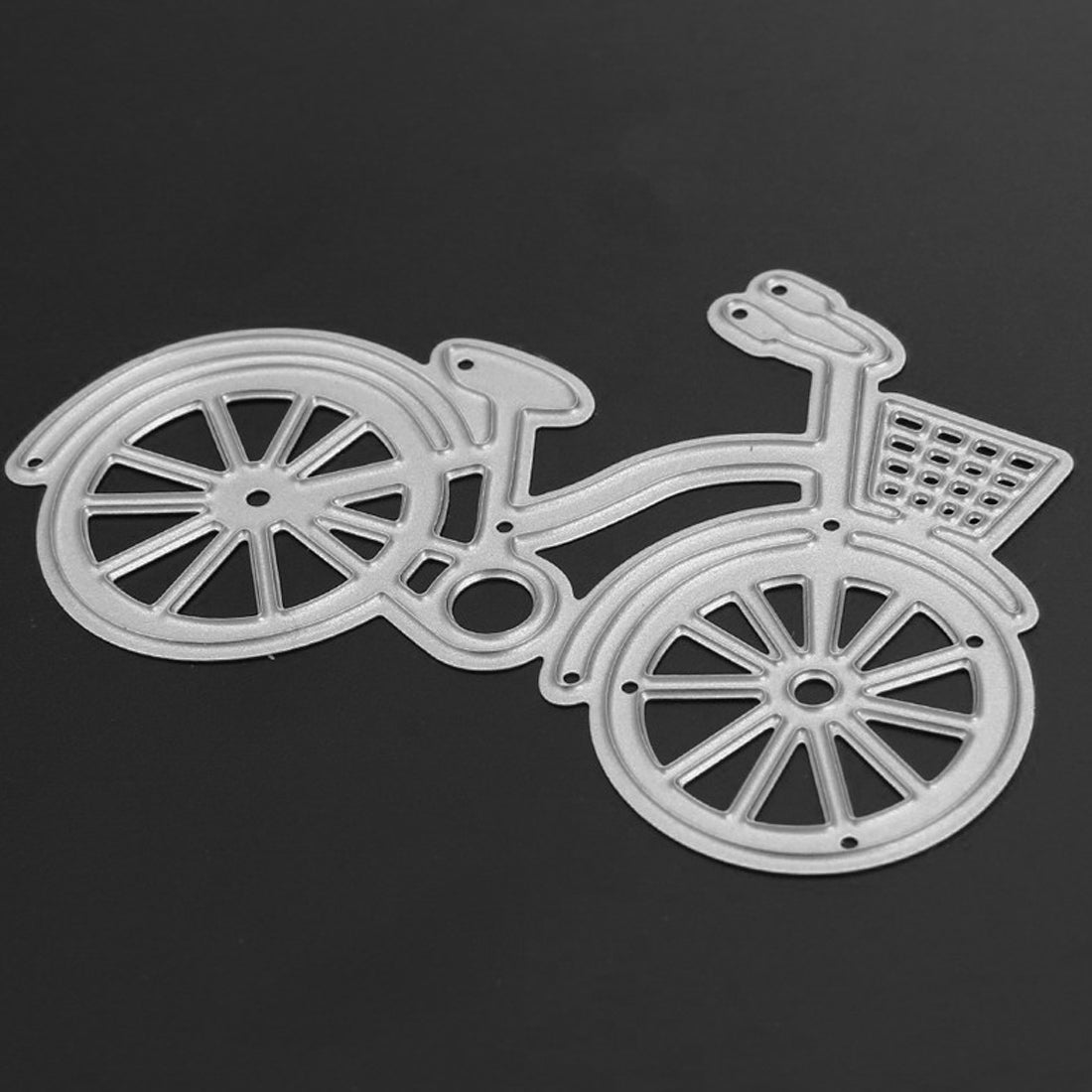 ELECTROPRIME Bicycle Metal Cutting Die Steel Mesh DIY Scrapbooking Decoration Craft Album Embossing, Size:92×62mm