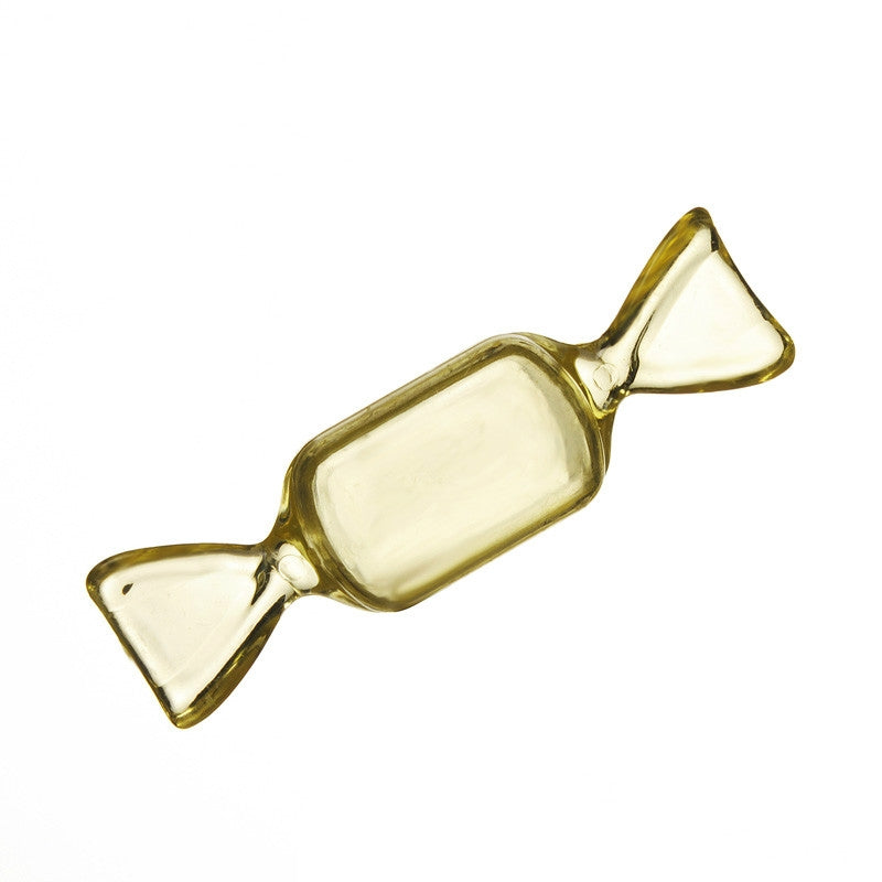 ELECTROPRIME 10 PCS/Set Transparent Creative Candy Box Small Candy-shaped Mini Plastic Box(Clear Yellow)