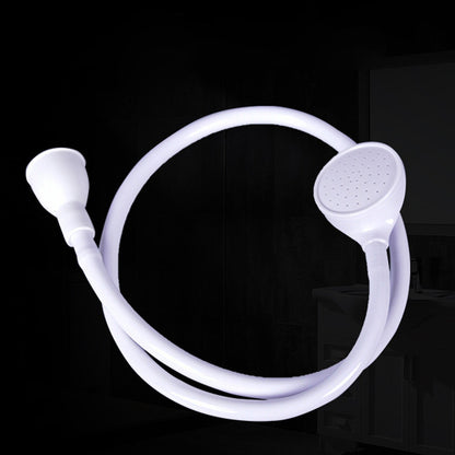ELECTROPRIME Pet Shower Multifunctional Simple Sink Nozzle Cleaning Shower Supplies(White)