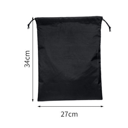 ELECTROPRIME 4 in 1 Portable Nylon Waterproof Travel Storage Bag Drawstring Beam Pocket Clothing Storage Bag, Size:27cmx34cm(Red)