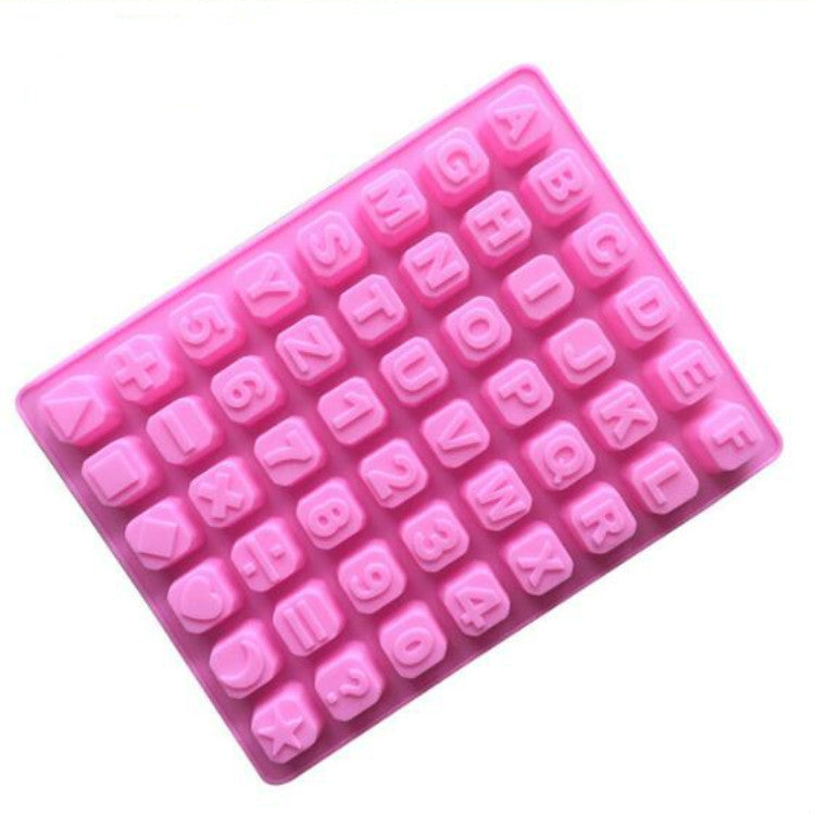 ELECTROPRIME Stars Shape English Alphabet Silicone Chocolate Mold DIY Ice Handmade Soap Mold