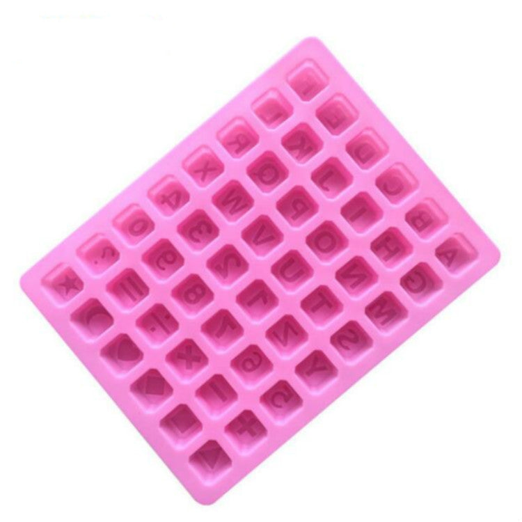 ELECTROPRIME Stars Shape English Alphabet Silicone Chocolate Mold DIY Ice Handmade Soap Mold