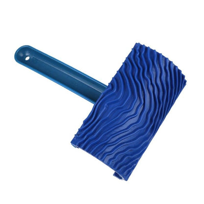 ELECTROPRIME ZZ0033 Plastic Handle Wood Grain Brush Wall with Imitation Wood Embossed Wall Art Brush