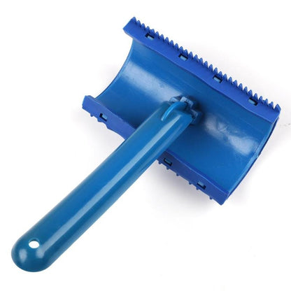 ELECTROPRIME ZZ0033 Plastic Handle Wood Grain Brush Wall with Imitation Wood Embossed Wall Art Brush