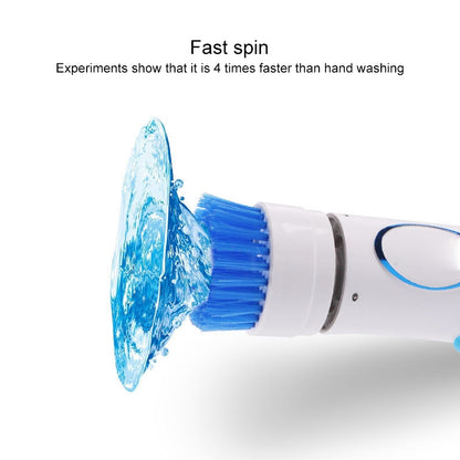 ELECTROPRIME Kitchen Electric Dish Washing Brush Portable Mini Dishes Washing Machine(Blue White)