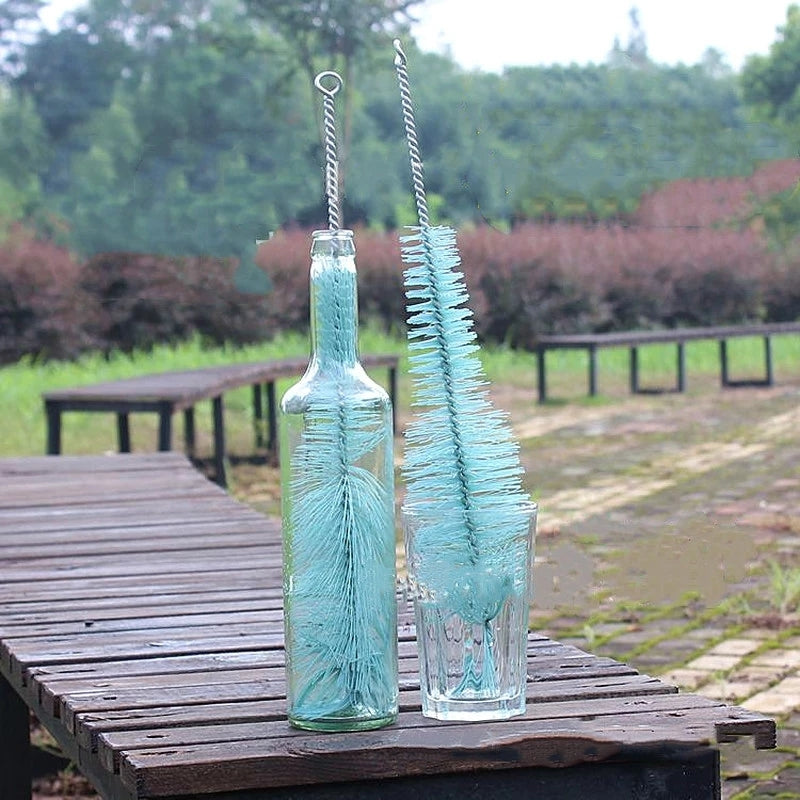 ELECTROPRIME 2 PCS Nylon Silk Bottle Brush with Long Thin Brush