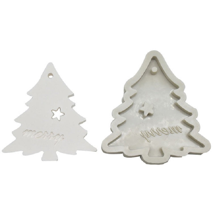 ELECTROPRIME DIY Baking Christmas Series Modeling Fondant Silicone Mold(Christmas Tree)