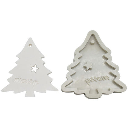 ELECTROPRIME DIY Baking Christmas Series Modeling Fondant Silicone Mold(Christmas Tree)
