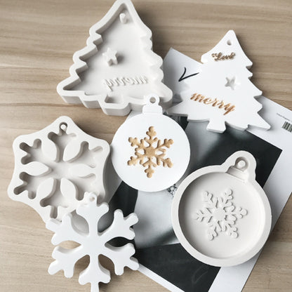 ELECTROPRIME DIY Baking Christmas Series Modeling Fondant Silicone Mold(Christmas Tree)