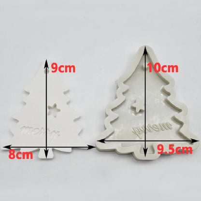 ELECTROPRIME DIY Baking Christmas Series Modeling Fondant Silicone Mold(Christmas Tree)