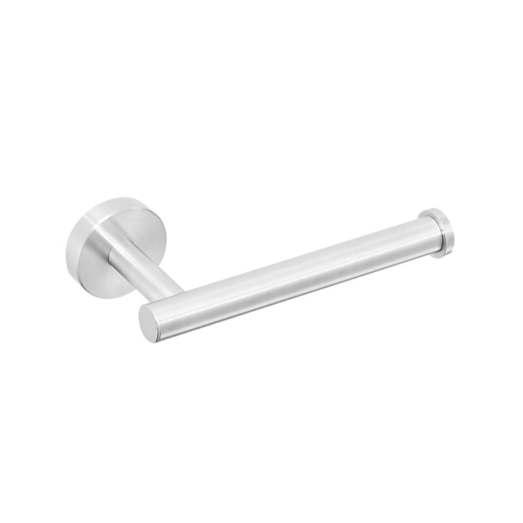 ELECTROPRIME 3 In 1 Matte 304 Stainless Steel Towel Bar Paper Towel Rack Hook Bathroom Accessories Bath Shower Set, Color:Silver