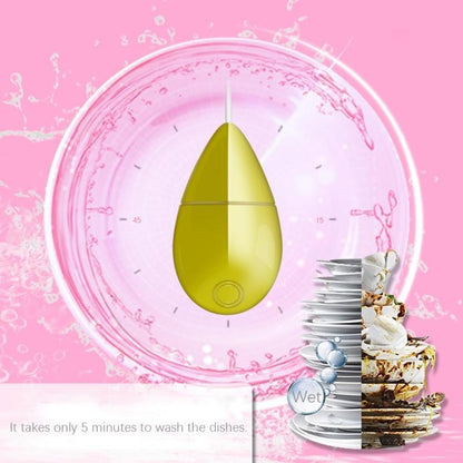 ELECTROPRIME Ultrasonic Bubble Dishwasher Portable Cleaner Mini Small Dish Washer(Silver)
