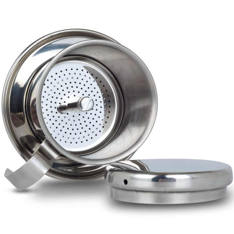 ELECTROPRIME Stainless Steel Filter-free Paper Coffee Filter Pot