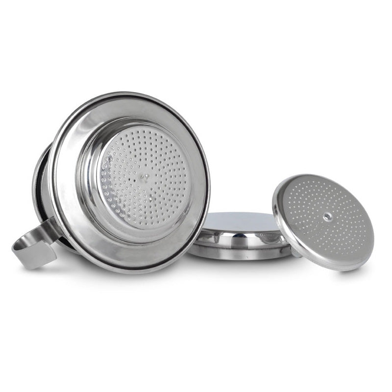ELECTROPRIME Stainless Steel Filter-free Paper Coffee Filter Pot