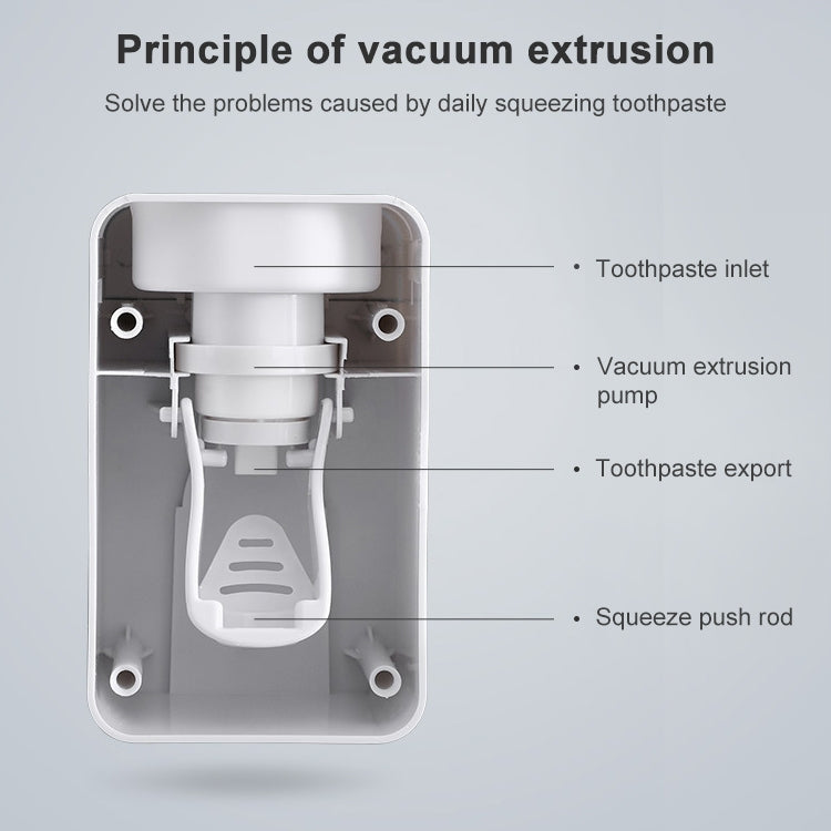 ELECTROPRIME MENON Toothbrush Holder Automatic Toothpaste Squeezers Home Bathroom Set Toothpaste Dispenser Bathroom Accessories