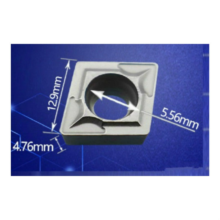 ELECTROPRIME 10 PCS/Box CNC Inner Hole Diamond Blade Boring Cutter Grain Steel Special Alloy Cutter Head, Specification:CCMT120404?R0.4?
