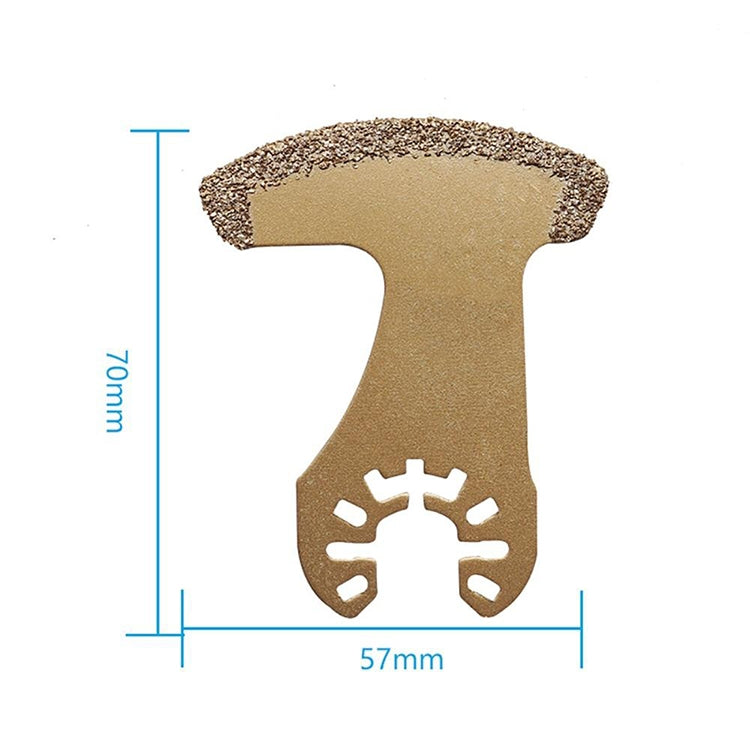 ELECTROPRIME Multi-Purpose Treasure Accessories Power Tool Accessories Multi-Function Tool Blade Saw Blade Carbide Saw Blade, Style:Shaped