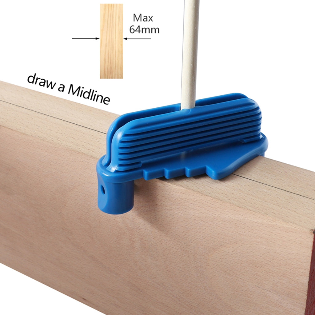 ELECTROPRIME Multifunctional Scriber Woodworking Tools, Style:Scribe Blue (Including 2 Pencils)