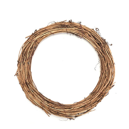 ELECTROPRIME 2 PCS Tree Vine Christmas Wreath DIY Rattan Garden Decoration Rattan Window Decoration, Size:20CM