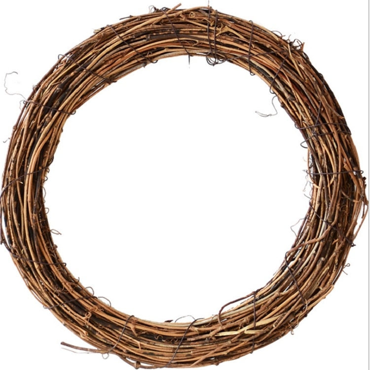 ELECTROPRIME 2 PCS Tree Vine Christmas Wreath DIY Rattan Garden Decoration Rattan Window Decoration, Size:30CM