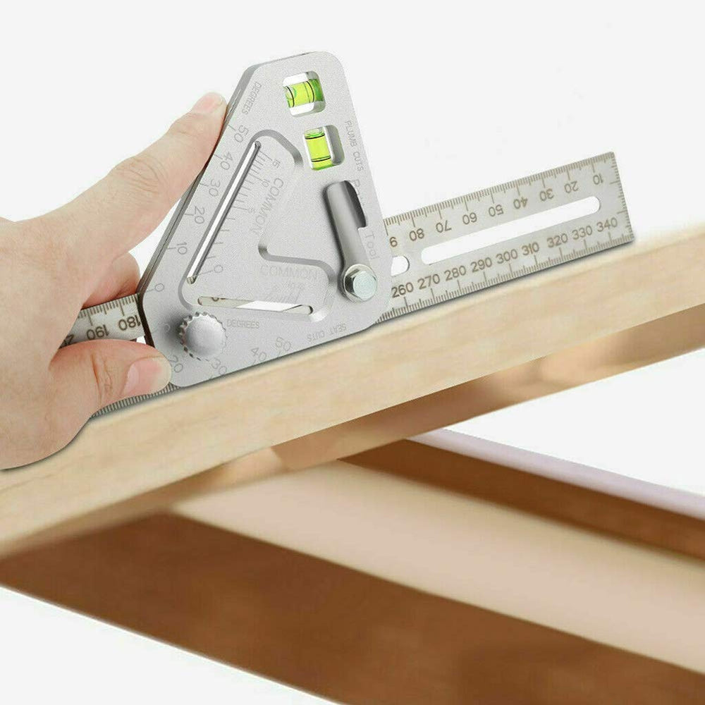 ELECTROPRIME Multifunctional Woodworking Triangle Ruler Measuring Tool