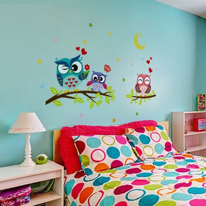 ELECTROPRIME 2 PCS Children Room Kindergarten Bedroom Bedside Decoration Sticker, Size:64x43cm