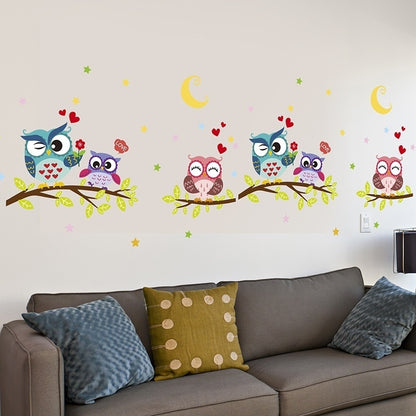 ELECTROPRIME 2 PCS Children Room Kindergarten Bedroom Bedside Decoration Sticker, Size:64x43cm