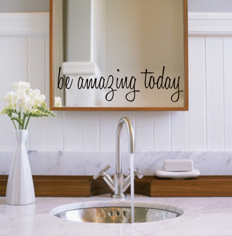 ELECTROPRIME Bathroom Dressing Room Home Decor Removable Mural Wall Sticker, Size:58x17CM