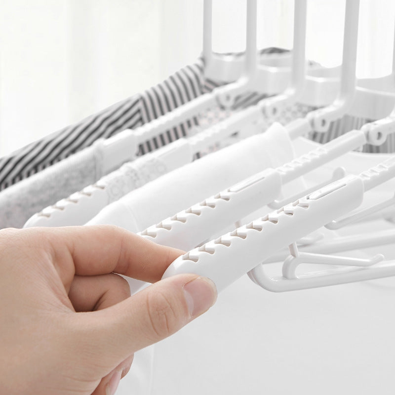 ELECTROPRIME Creative Multi-layer Folding Hangers Multipurpose Clothes Hat Pants Save Space Storage Rack Wardrobe Storage Organization(Light Grey)