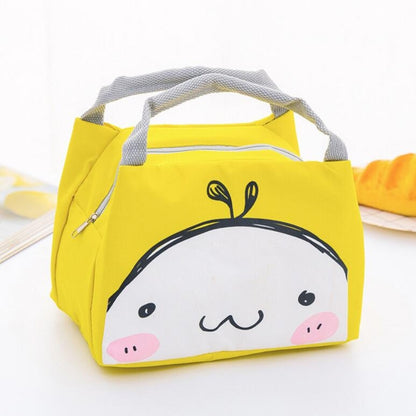 ELECTROPRIME Portable Student Lunch Outdoor Portable Insulation Child Cute Student Lunch Box Bag(Small Dumplings)