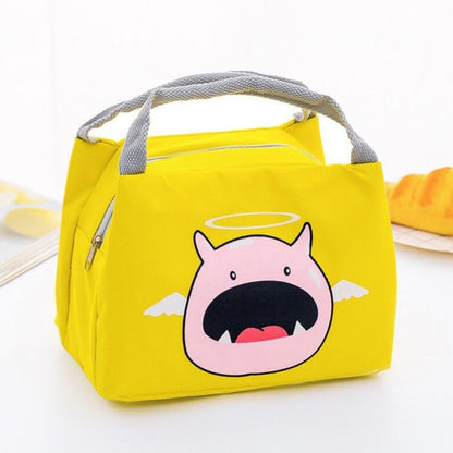 ELECTROPRIME Portable Student Lunch Outdoor Portable Insulation Child Cute Student Lunch Box Bag(Snacks)