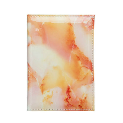ELECTROPRIME Colorful Marble Style Waterproof Passport Holder Ticket Holder(Yellow)